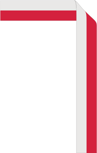 Horizontal And Vertical Display Of The Colors Of The - Barwy Polski Png (340x510)