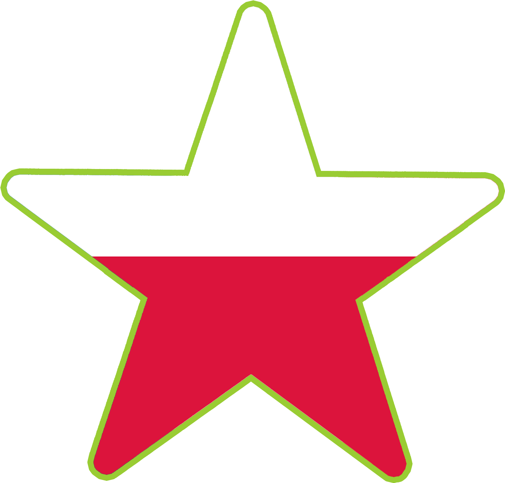 Connections Star Languages Polish Flag - Connections Star Languages Polish Flag (1732x1756)