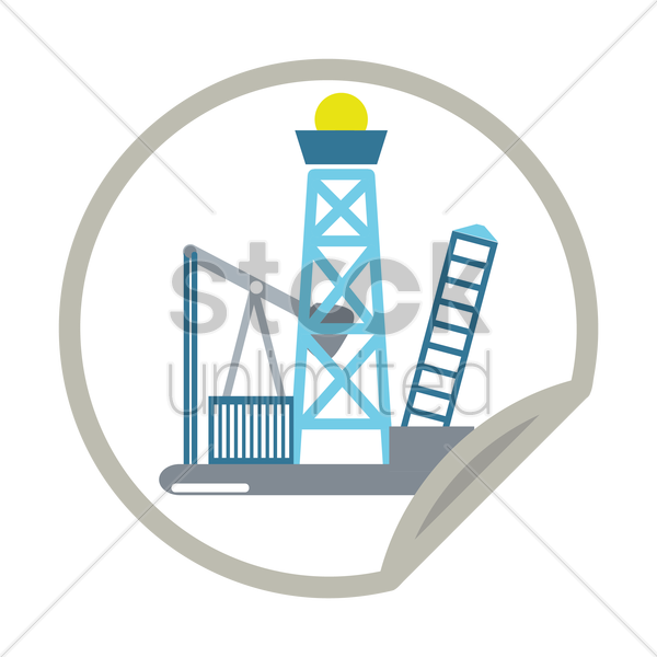 Oil Rig Clipart Pump Jack - Box Girder Bridge (600x600)