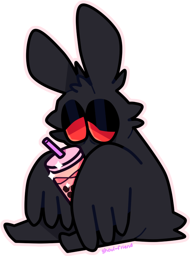 Mothman By Maggotpudding Mothman, Cryptozoology, Sketchbook - Cute Mothman Transparent (800x900)