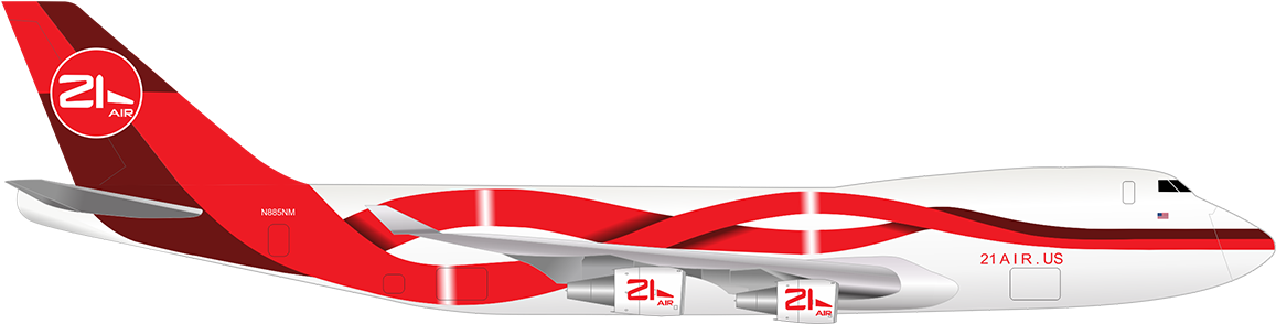 21 Air B747-400f Freighter - 21 Air (1200x391)