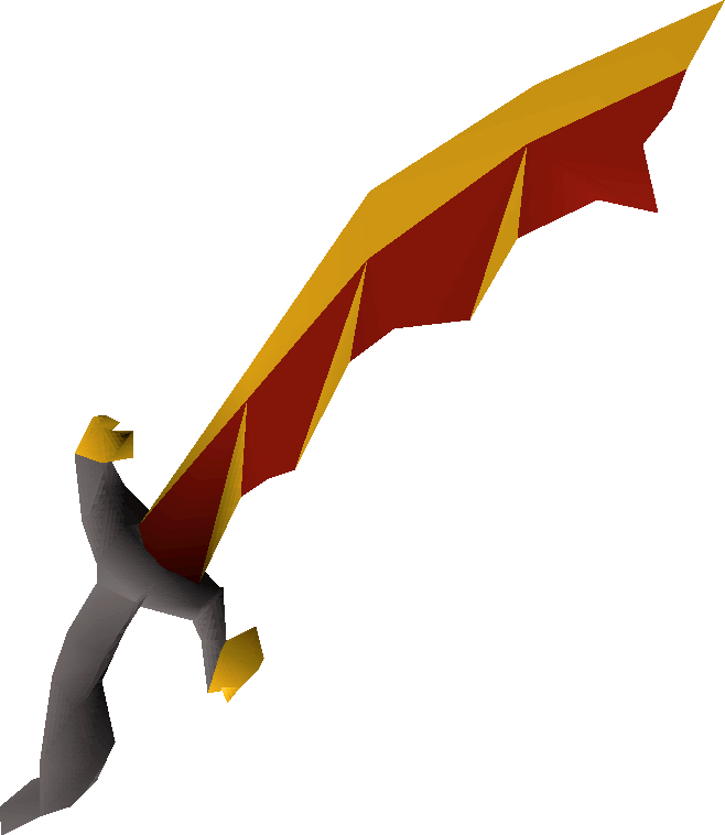 Dragon Scimitar Old - Dragon Scimitar Ornament Kit (658x758)