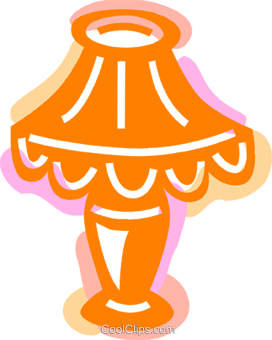 Living Room Lights Royalty Free Vector Clip Art Illustration - Living Room Lights Royalty Free Vector Clip Art Illustration (384x480)