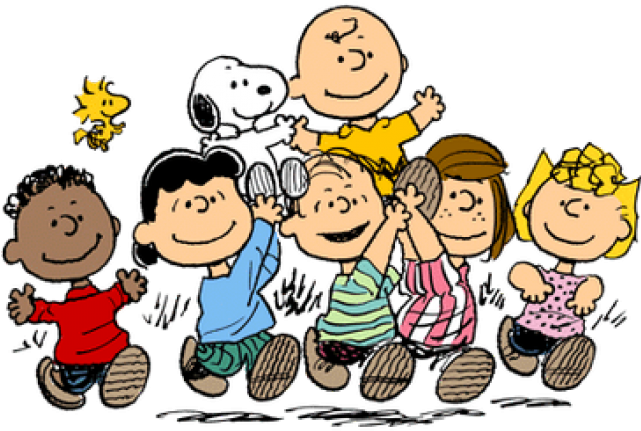 Toons Clipart Snoopy - Charlie Brown Group (640x480)