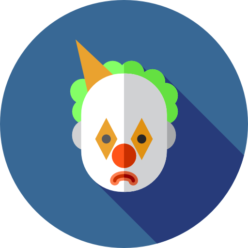 Clown, Circus, Carnival Icon - Portable Network Graphics (512x512)
