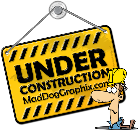 Our Page Is Under Construction - Brick Falling On Head (500x470)