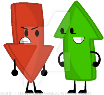 New Characters-positive Arrow And Negative Arrow By - Positive And Negative Transparent (400x334)