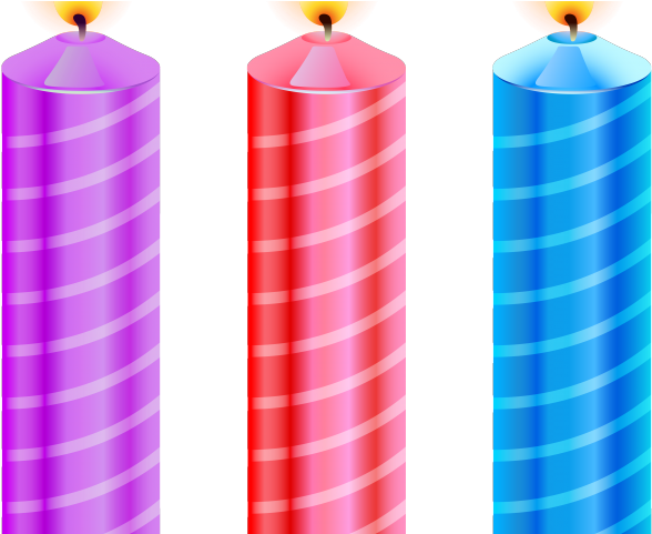 Candle Clipart Day The Dead - Candle For Birthday Clipart Png (640x480)