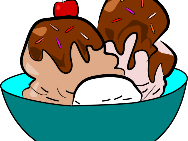 Sundae Clipart Bread - Transparent Background Ice Cream Sundae Clip Art (640x480)
