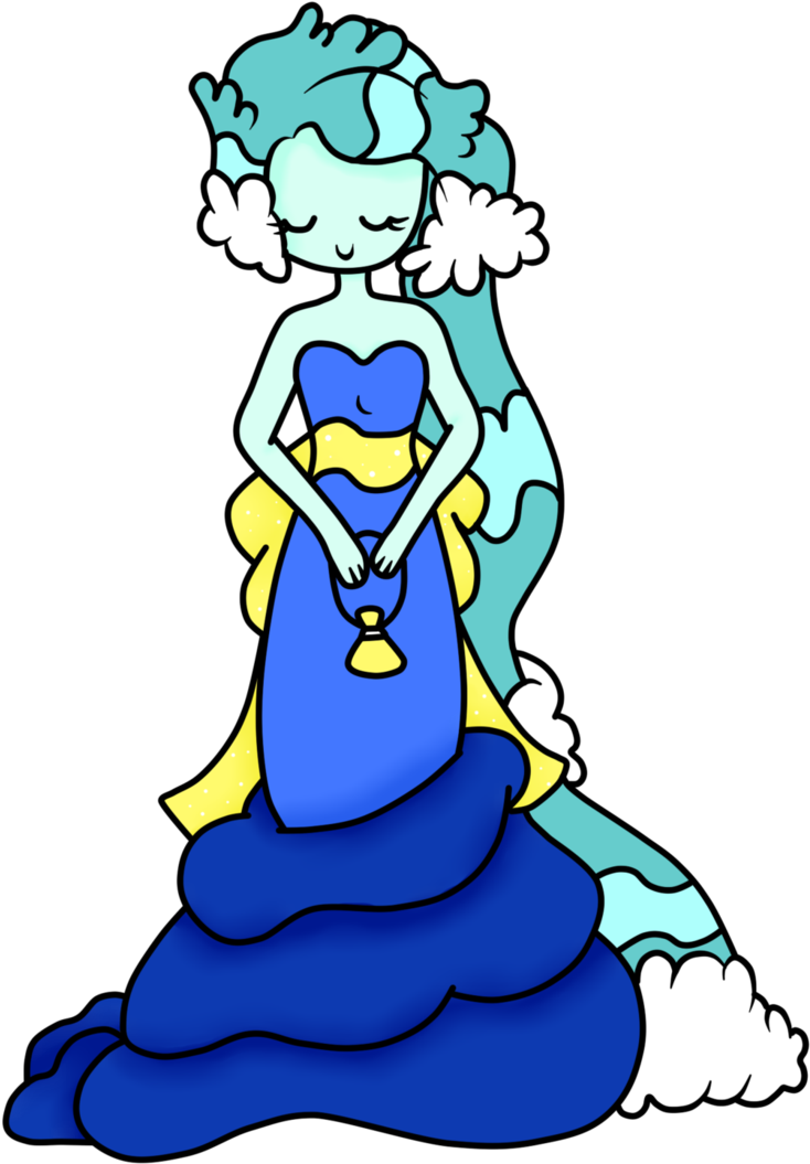 My Dress By Ashourii - Cartoon (749x1066)