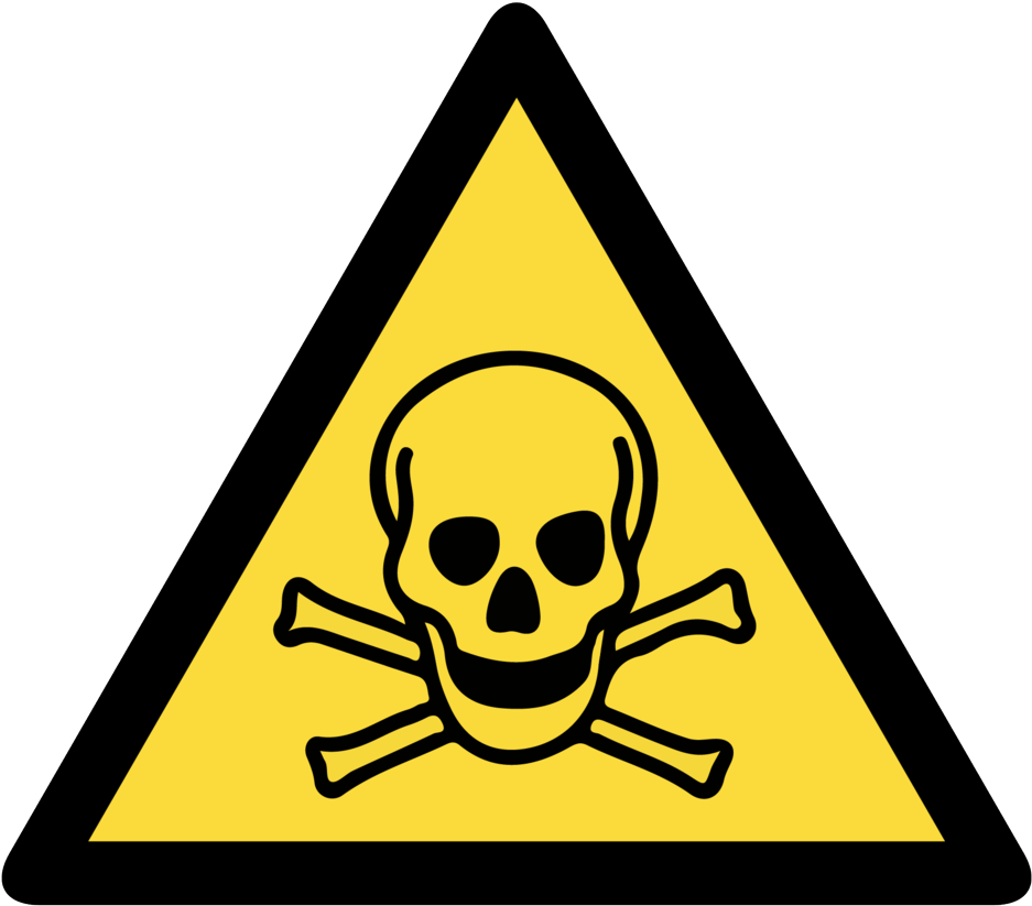 Risks Are Potentially Significant And Can Lead To Toxic - Dangerous Chemicals Sign (1024x928)