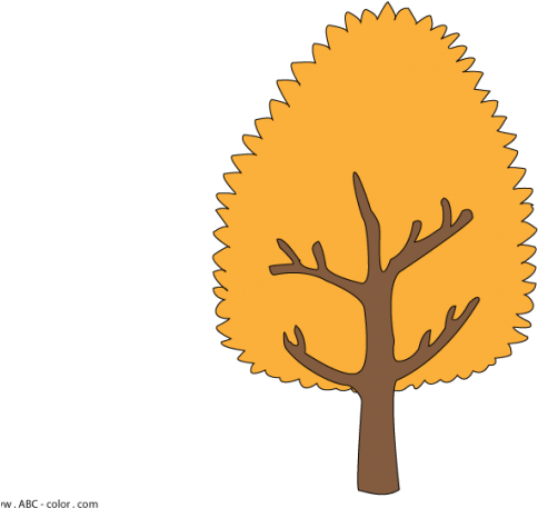 Chestnut Clipart Transparent - Рисунок Дерева Png (640x480)