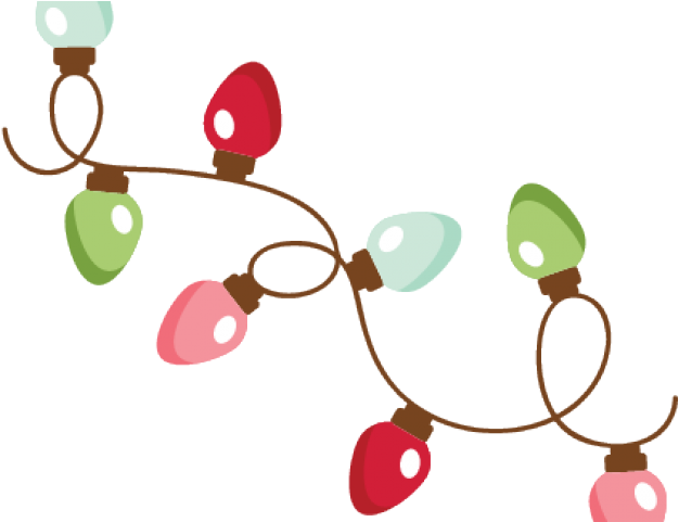 Light Clipart Cute - Cut Out Christmas Lights (640x480)