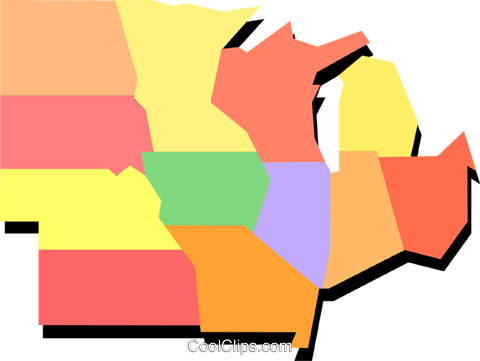 Midwest United States Royalty Free Vector Clip Art - Graphic Design (480x361)
