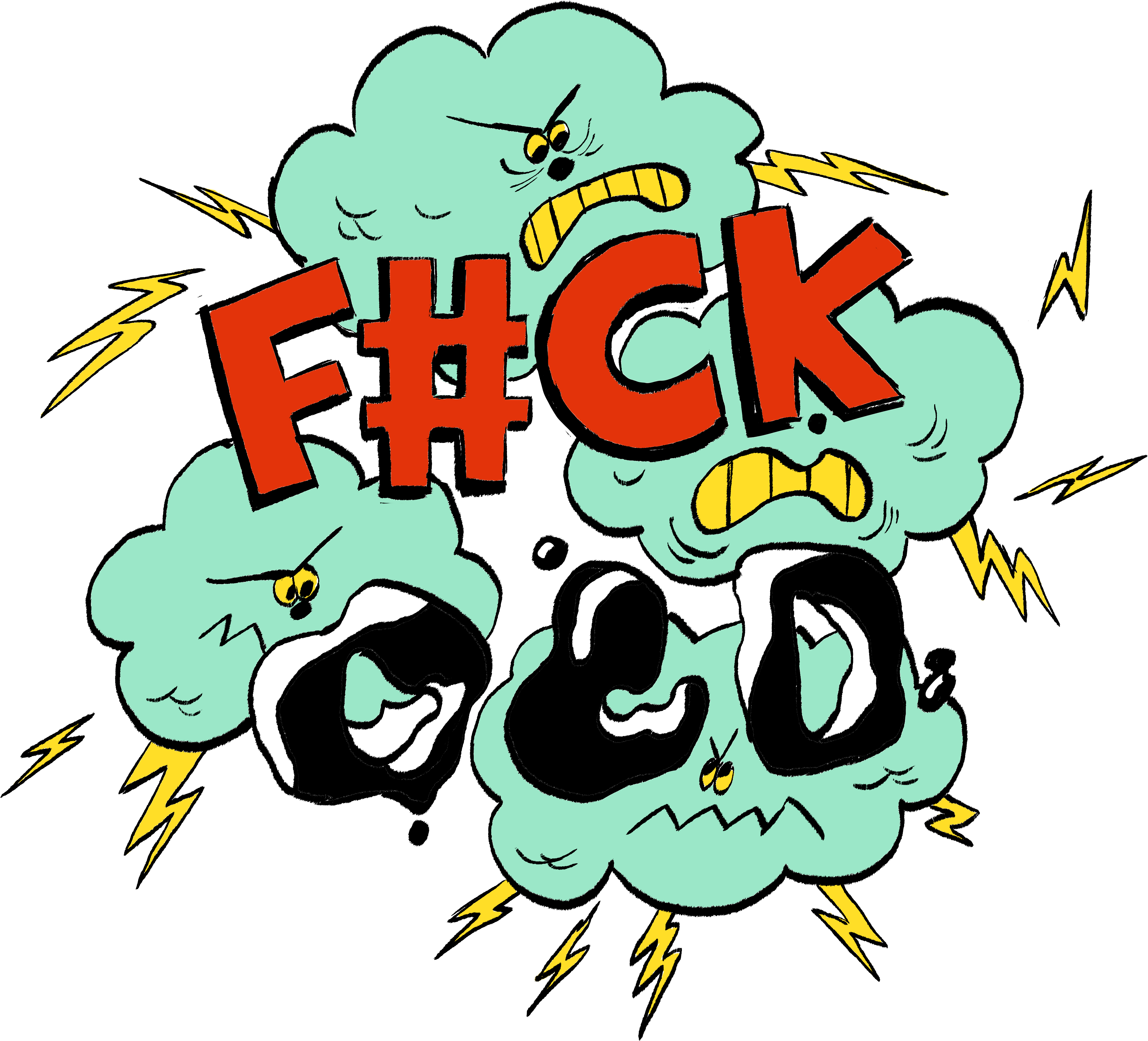 F#ck O - C - D - By Kaley Bales Twitter - Com/polarbales - Illustration (4500x4500)