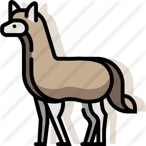 Alpaca Free Icon - Llama Animal Icon Png (512x512)