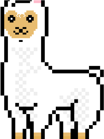 Drawn Alpaca Pixel - Annoying Dog Gif Transparent (640x480)