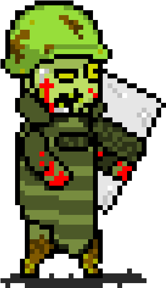 Anti-riot Zombie - Illustration (540x720)