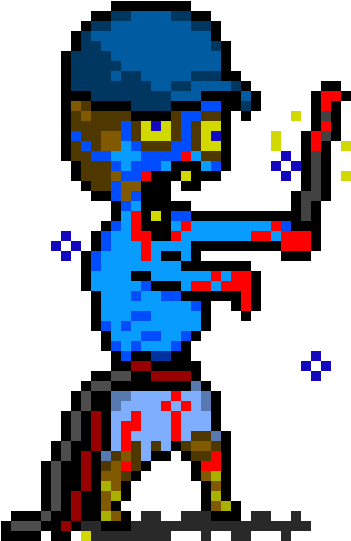 Anti-riot Zombie - Cartoon (350x620)