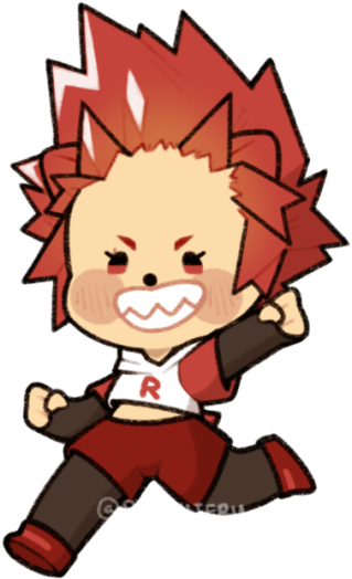 [my Kemono Academia] Hedgehog Red Riot 🐭 - Cartoon (540x540)