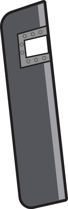 Pie X Ray Gun Riot Shield - Smartphone (218x667)