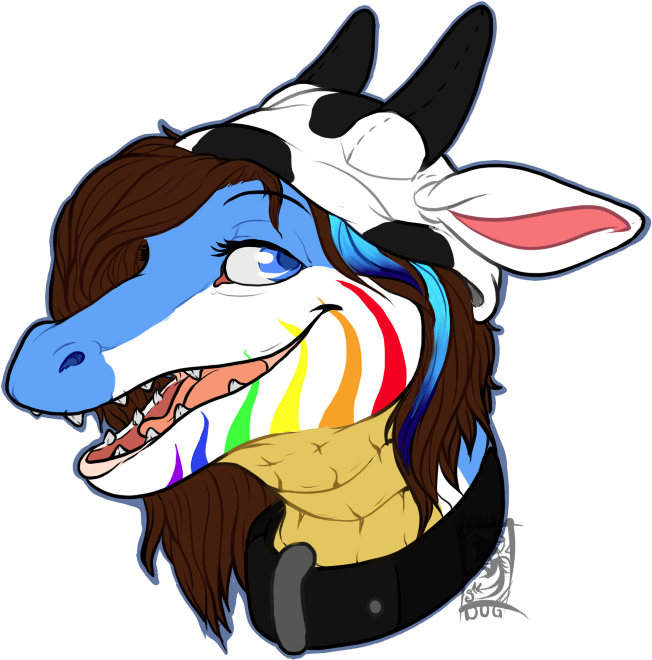 Headshot For Chargirl5000 - Cartoon (680x710)