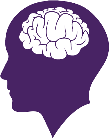 Explore Below - Brain Icon White Transparent (449x514)
