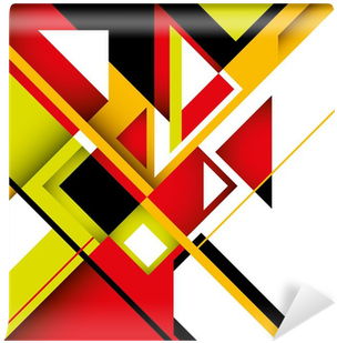 Colorful Graphic With Geometric Abstract Shapes - Formes Graphique (400x400)