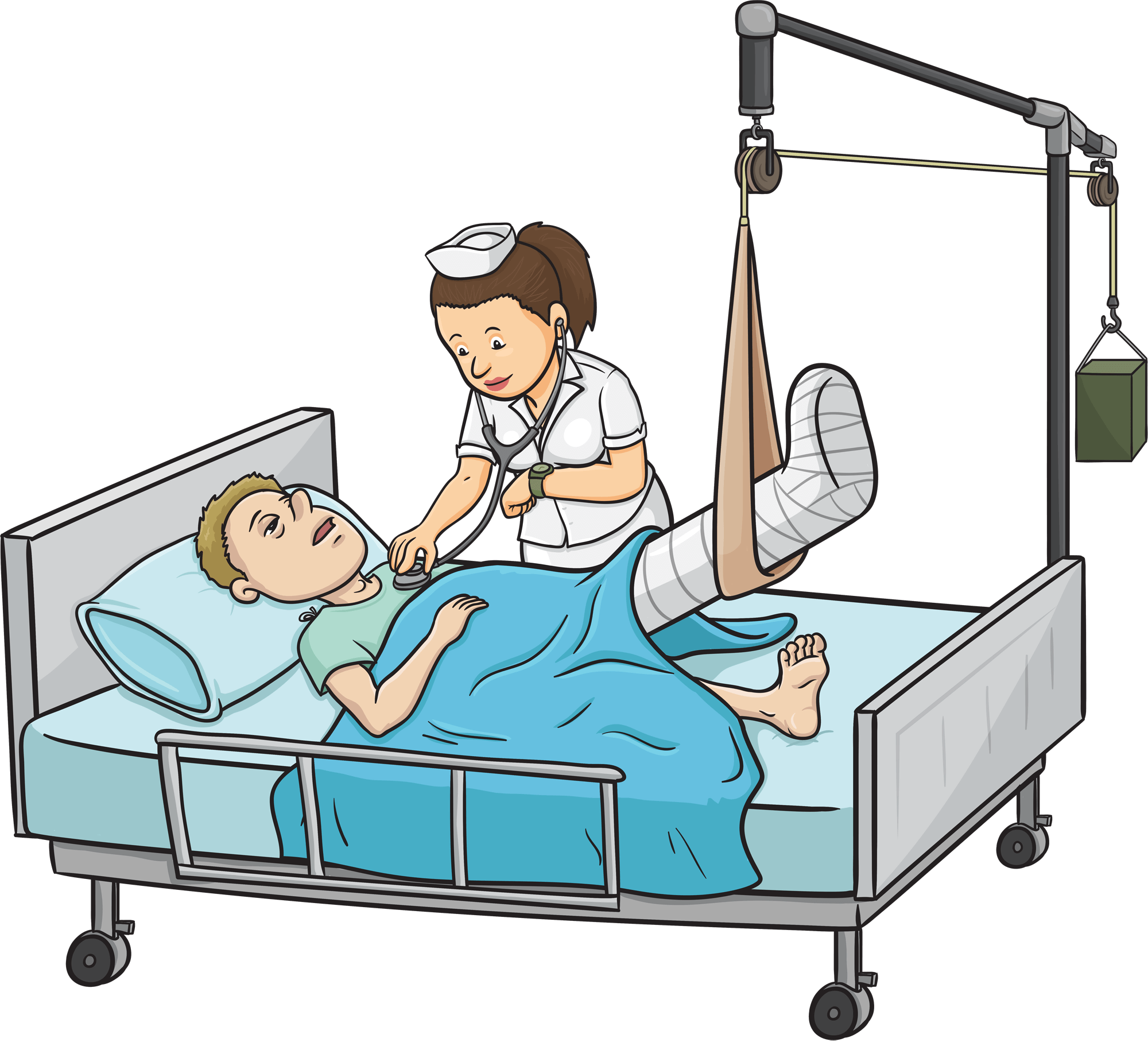 Pain And Suffering Compensation Pam Rochlin Mn Injury - Nurse In Hospital Cartoon (2000x1815)
