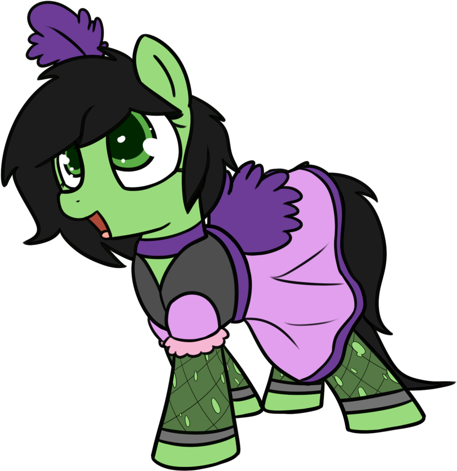 Neuro, Clothes, Cute, Dress, Female, Filly, Happy, - Cartoon (1090x1024)