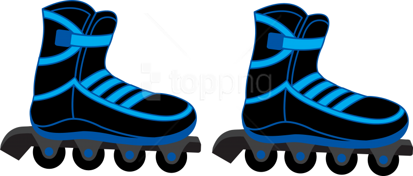 Free Png Download Roller Skates Clipart Png Photo Png - Clipart Roller Blades (850x363)
