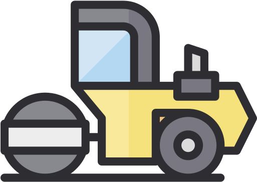 Steamroller Road Png File - Steamroller Icon (512x512)