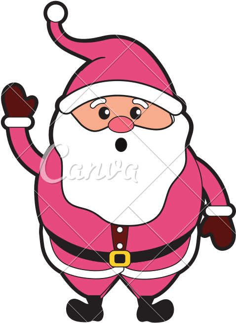Santa Claus With Christmas Suit And Beard - Santa Claus (800x800)