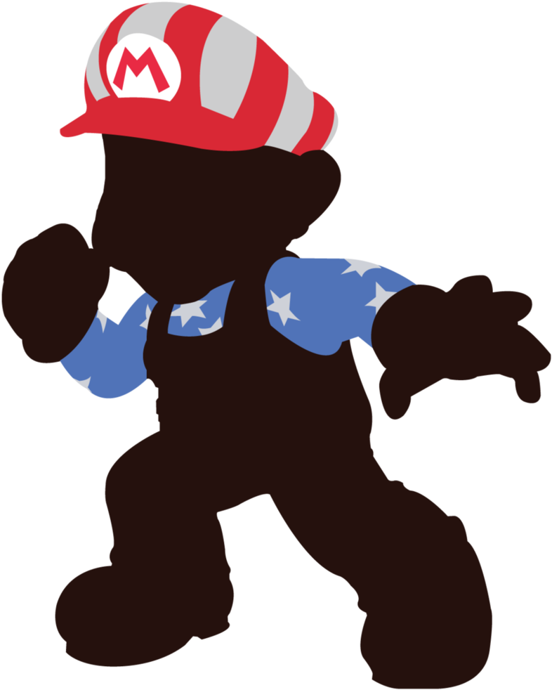 America Clipart Merica - Purple Mario Smash 4 (805x993)