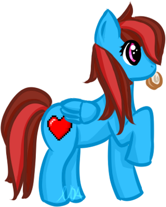 Blossomsdream, Cinnamon Bun, Female, Food, Mouth Hold, - Cartoon (512x512)
