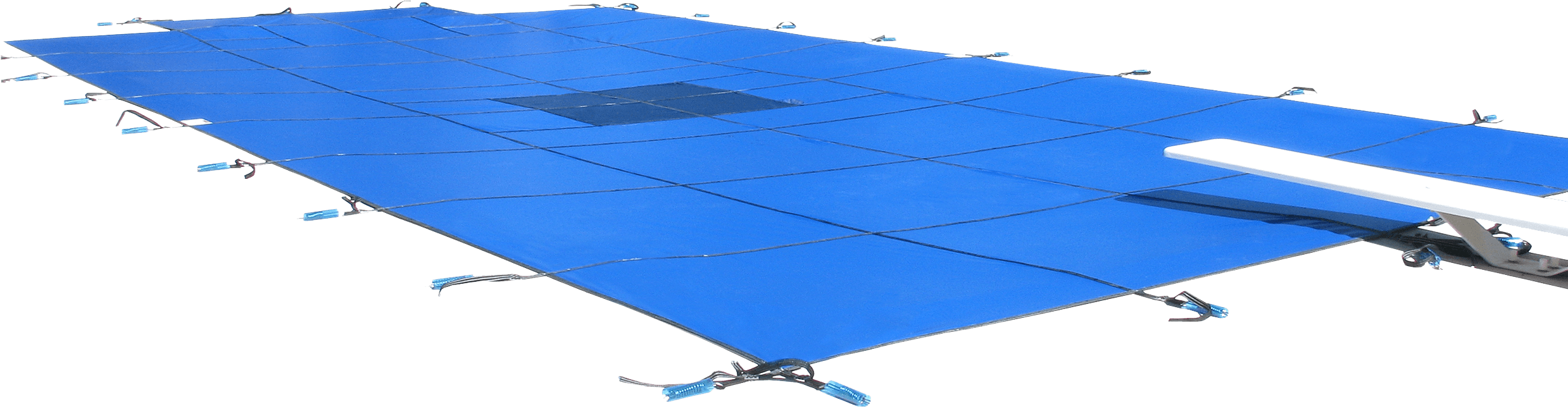Inground Swimming Cover Installation - Roof (2493x971)
