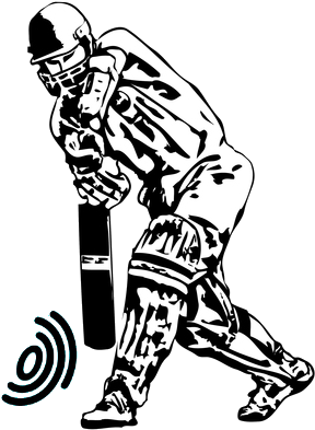 Epo Cricket Club - Cricket Sketch (336x439)