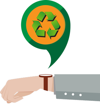 Free Indoor Food Scrap Containers Are Also Available - Emblem (340x355)