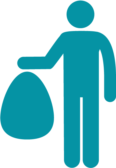 Less Waste Collections - Trash Signs (600x600)