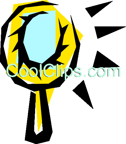 Mirror Royalty Free Vector Clip Art Illustration - Gospel Choir Singing (420x480)