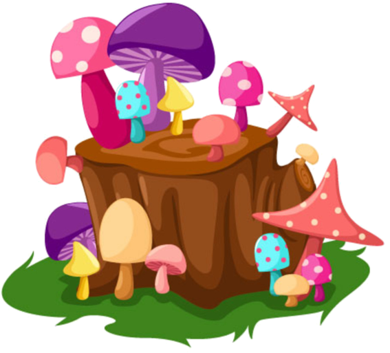 Champignon, Champignons Farcis - 卡通 蘑菇 (600x577)
