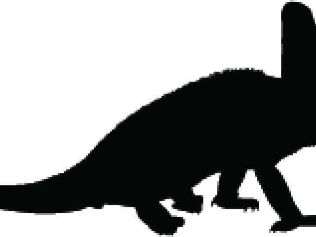 Chameleon Clipart Silhouette - Marine Iguana (640x480)