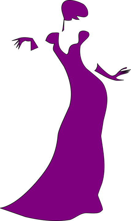 Model Free Vector Graphic On Pixabay Woman - Fancy Lady Clip Art (427x720)