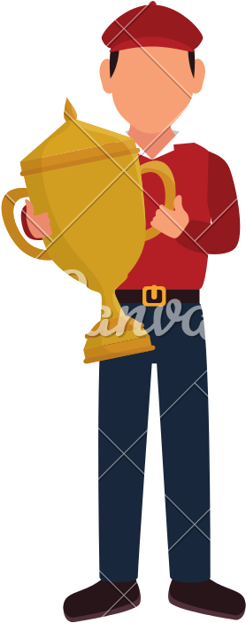 Golf Winner Vector Icons By Canvarhcanva - Illustration (800x800)