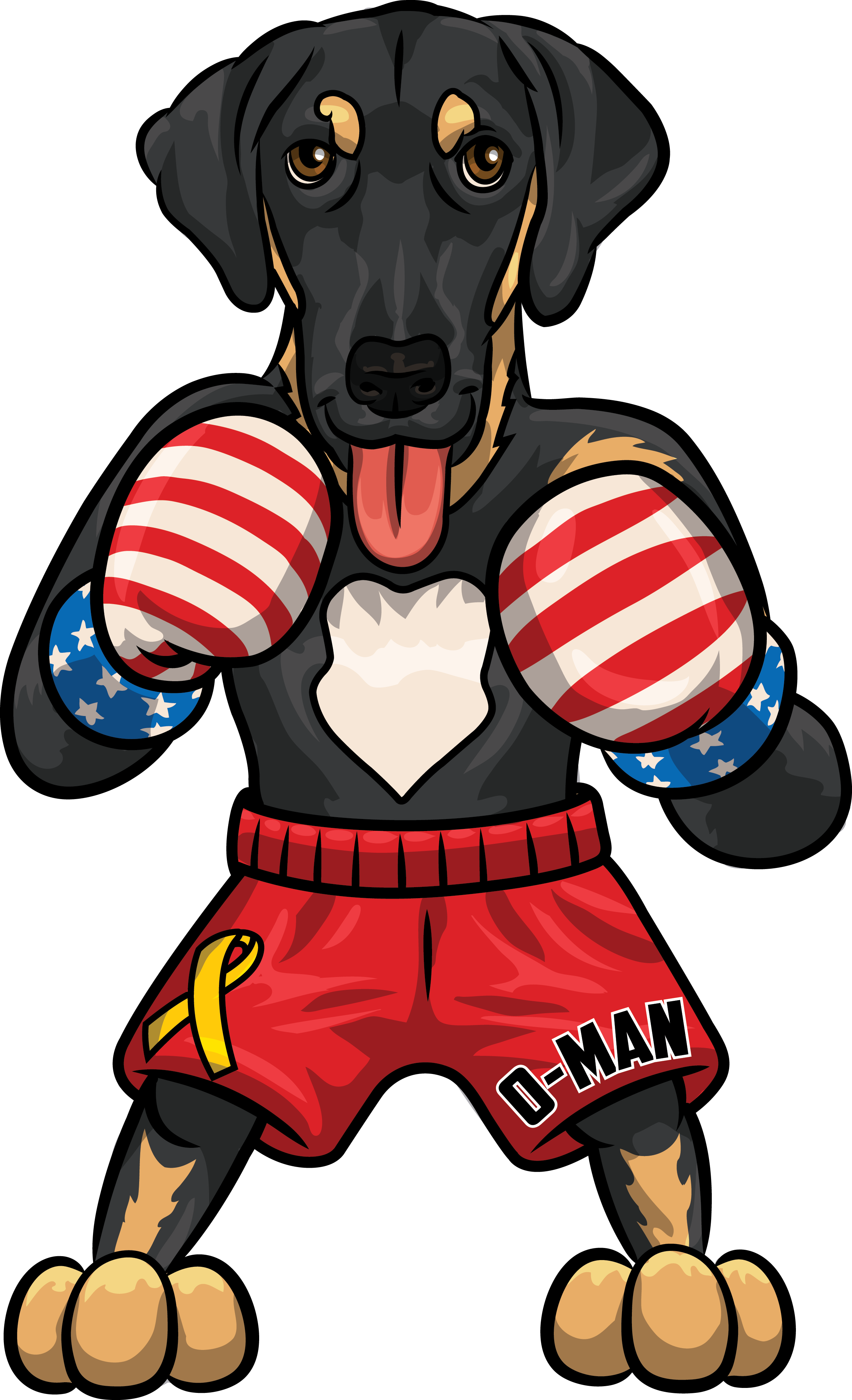 Quark Boxing Dog Final - Dog Licks (2400x3942)