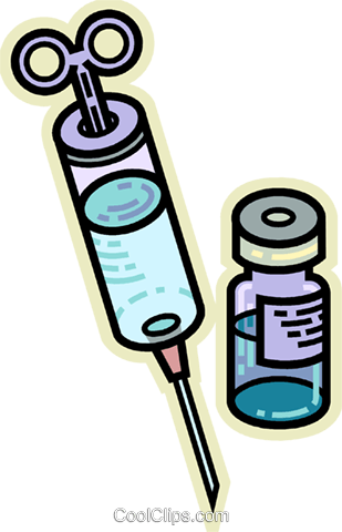 Hypodermic Needles Syringes Royalty Free Vector Clip - Hypodermic Needle Cartoon (309x480)