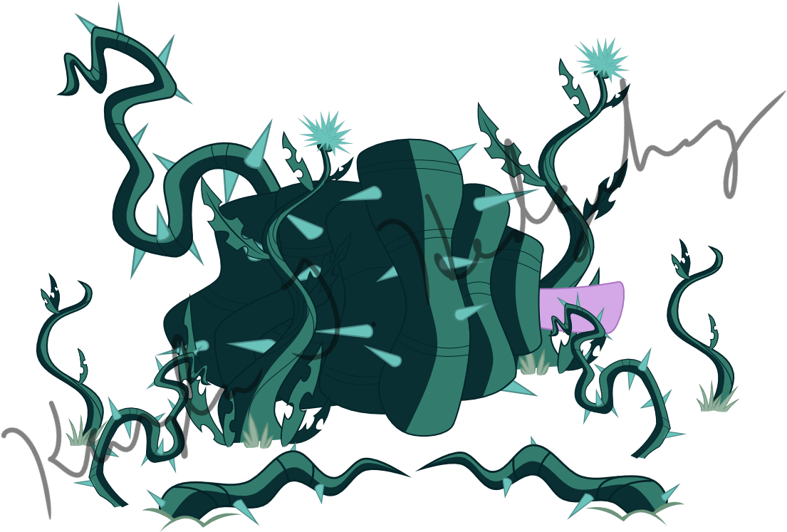 Vines Clipart Teal - Princess Twilight Sparkle Vines (1207x796)