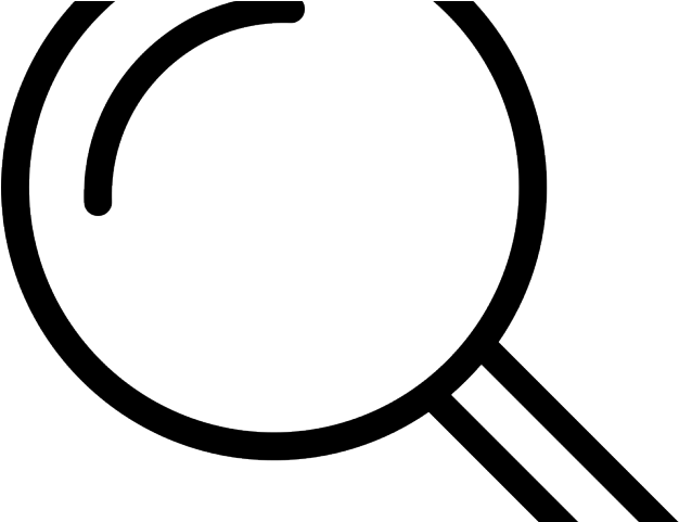 Search Icon Thin - Magnifying Glass Icon (640x480)