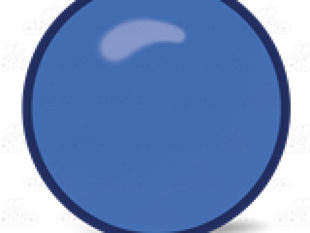 Gumball Clipart Blue - Circle (640x480)