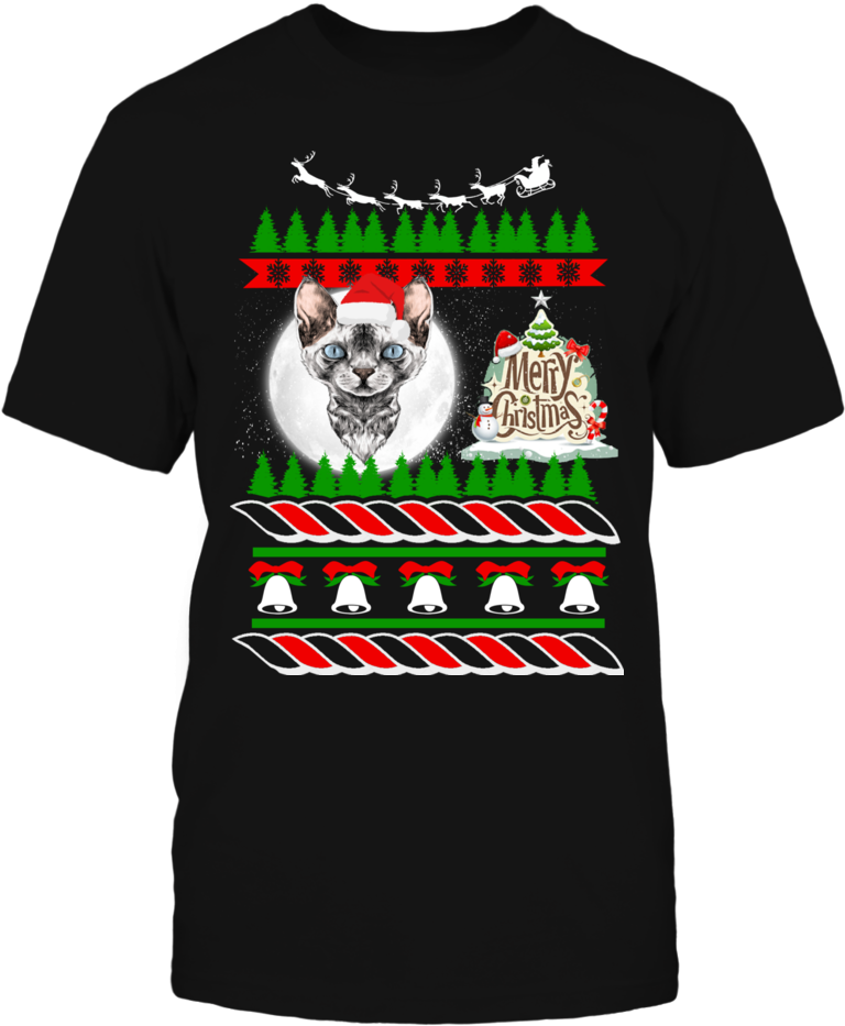 Sphynx Ugly Christmas Sweater - Ugly Christmas Sweater Pomeranian (1000x1000)